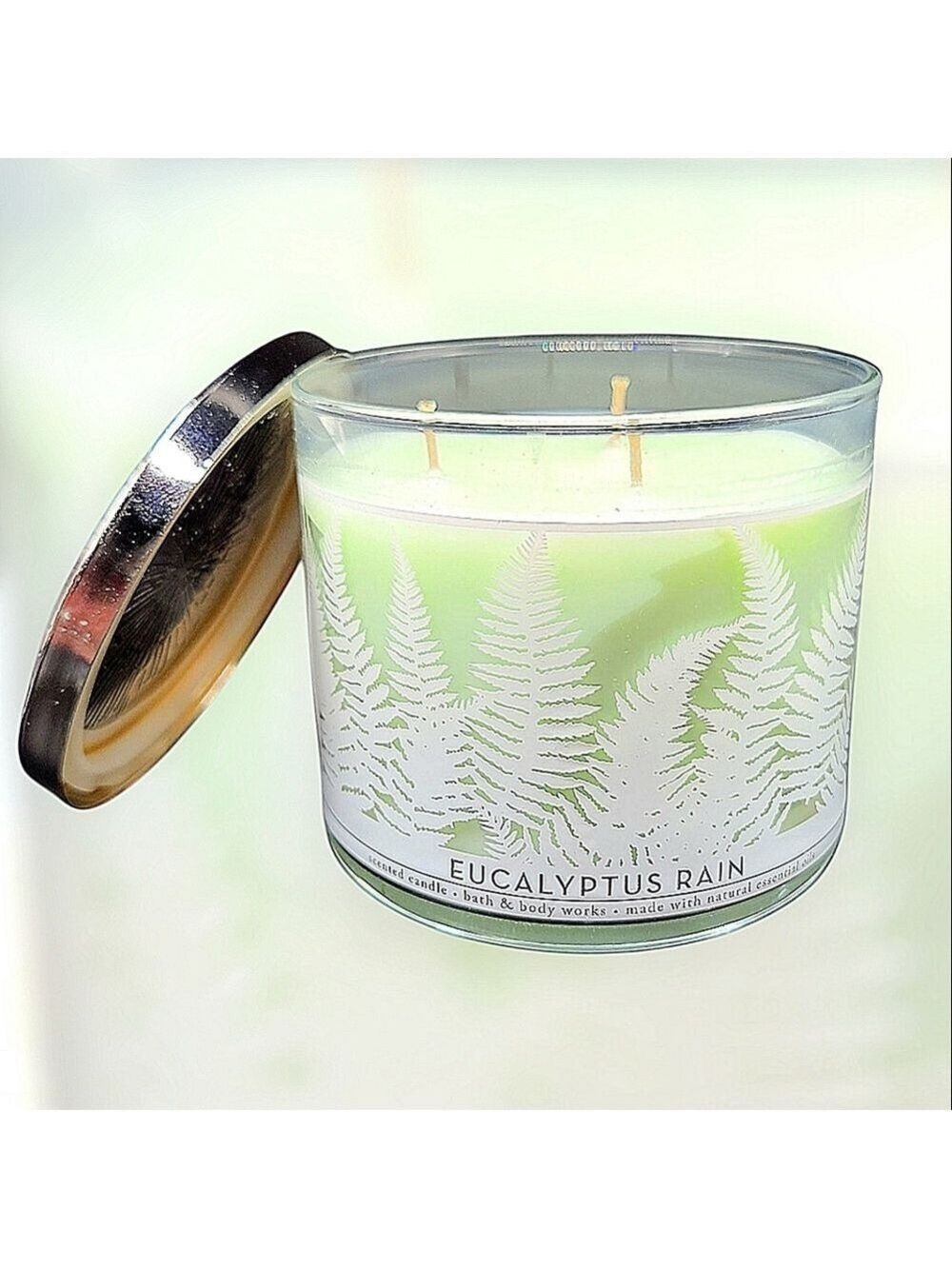 EUCALYPTUS RAIN 3-WICK SCENTED CANDLE BY BATH & BODY WORKS